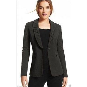 Cabi Charcoal Gray Pinstripe Blazer Size 10